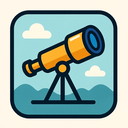 icon_business_telescope_filled icon preview