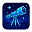 icon_business_telescope_futuristic icon preview