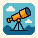icon_business_telescope_geometric icon preview