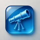 icon_business_telescope_glassy icon preview