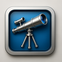 icon_business_telescope_metallic icon preview