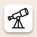 icon_business_telescope_minimalist icon preview