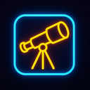 icon_business_telescope_neon icon preview