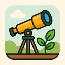 icon_business_telescope_organic icon preview