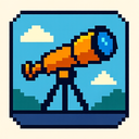 icon_business_telescope_pixel_art icon preview
