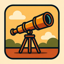icon_business_telescope_retro icon preview