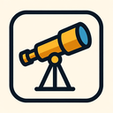 icon_business_telescope_sharp_edges icon preview