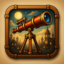 icon_business_telescope_steampunk icon preview