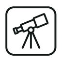 icon_business_telescope_thin icon preview