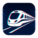 icon_business_train_digital_glitch icon preview