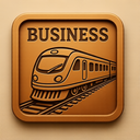 icon_business_train_embossed icon preview