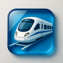 icon_business_train_glassy icon preview