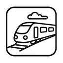 icon_business_train_line_art icon preview