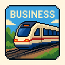 icon_business_train_pixel_art icon preview