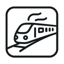 icon_business_train_thin icon preview