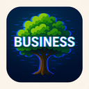 icon_business_tree_digital_glitch icon preview