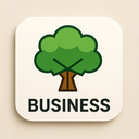 icon_business_tree_origami icon preview