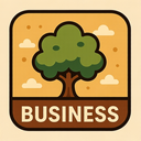 icon_business_tree_retro icon preview