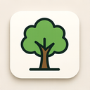 icon_business_tree_thin icon preview