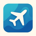 icon_communication_airplane_abstract icon preview