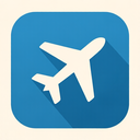 icon_communication_airplane_formal icon preview