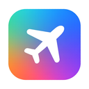 icon_communication_airplane_gradient icon preview