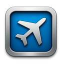 icon_communication_airplane_metallic icon preview