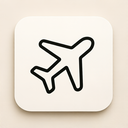 icon_communication_airplane_minimalist icon preview