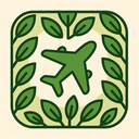 icon_communication_airplane_organic_pattern icon preview