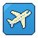 icon_communication_airplane_pixel_art icon preview