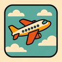 icon_communication_airplane_retro icon preview