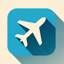 icon_communication_airplane_shadow_effect icon preview
