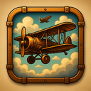 icon_communication_airplane_steampunk icon preview