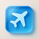 icon_communication_airplane_transparent icon preview