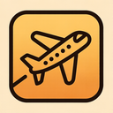 icon_communication_airplane_tribal icon preview