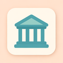 icon_communication_bank_flat_pastel icon preview