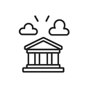 icon_communication_bank_minimal_outline icon preview