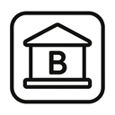 icon_communication_bank_monochrome icon preview