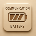 icon_communication_battery_embossed icon preview