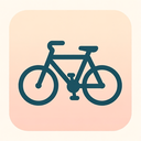 icon_communication_bicycle_flat_pastel icon preview