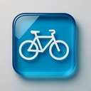 icon_communication_bicycle_glassy icon preview
