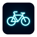 icon_communication_bicycle_glow_effect icon preview