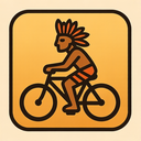 icon_communication_bicycle_tribal icon preview