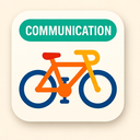 icon_communication_bicycle_vibrant_colors icon preview