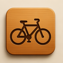 icon_communication_bicycle_wooden icon preview