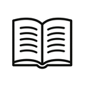 icon_communication_book_monochrome icon preview
