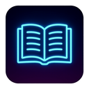 icon_communication_book_neon icon preview