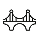icon_communication_bridge_minimal_outline icon preview
