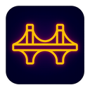 icon_communication_bridge_neon icon preview