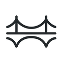 icon_communication_bridge_thin icon preview